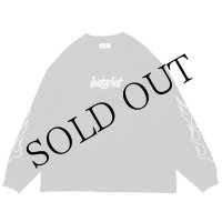 FLAMES LOGO LS Tee Black