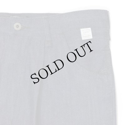 画像2: 5Pocket Tuck Wide Denim Pants "DDB"