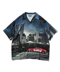 CITYSCAPE Allover Pattern Shirt Black