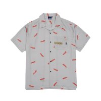 x RAW / Logo Open Collar Shirt Natural