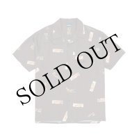 x RAW / Papers Open Collar Shirt Brown