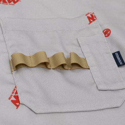 画像4: x RAW / Logo Open Collar Shirt Natural