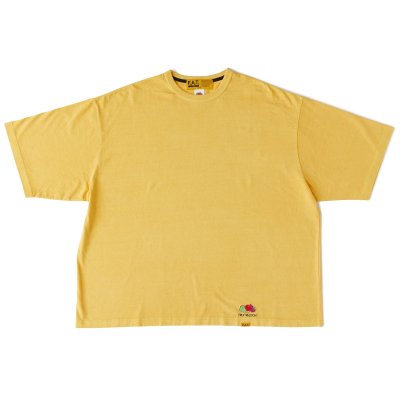 画像1: x Fruit of the Loom / FRUITMENTee Yellow