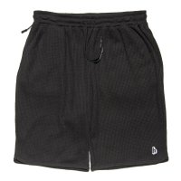 WAFFLE SHORTS Black