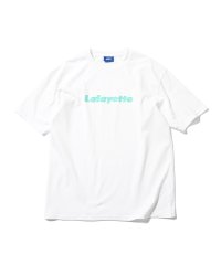 Lafayette Emboss Checker Logo Tee White