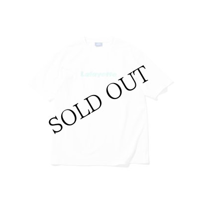 画像1: Lafayette Emboss Checker Logo Tee White