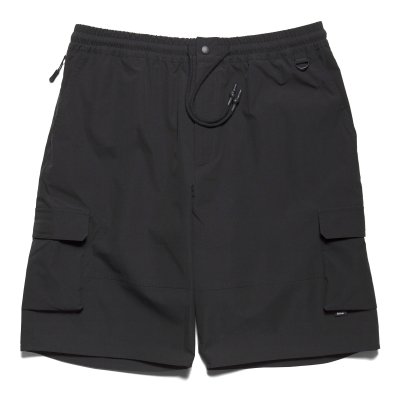 画像1: RELAXING CARGO SHORTS Black