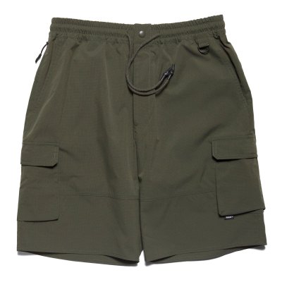 画像1: RELAXING CARGO SHORTS Olive