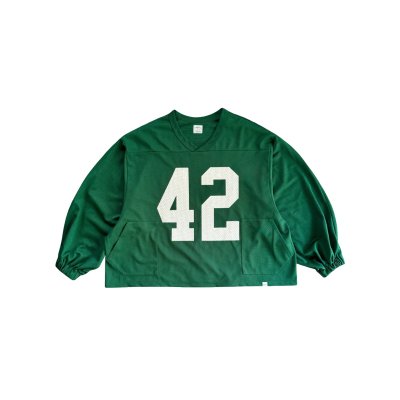 画像1: 42 Mesh Football LS Shirts Green