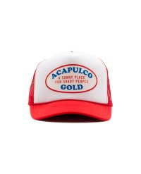 Ovel Logo Trucker Cap Red