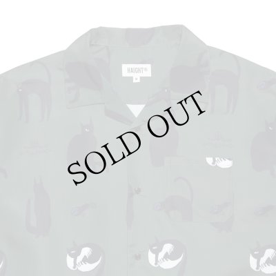 画像2: KB CATS OPEN COLLAR SHIRT Green