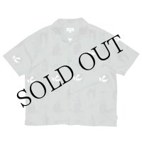 KB CATS OPEN COLLAR SHIRT Green