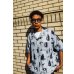 画像7: KB CATS OPEN COLLAR SHIRT Gray