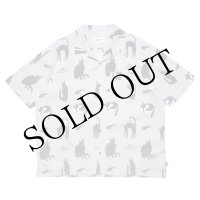 KB CATS OPEN COLLAR SHIRT Gray