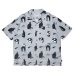 画像1: KB CATS OPEN COLLAR SHIRT Gray (1)