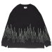 画像1: FLAMES LS Tee Black (1)