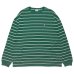 画像1: BORDER LS Tee Green (1)