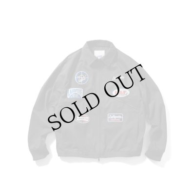 画像1: RACING PATCH WORK JACKET Black