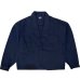 画像1: Herringbone 2BTN Wide Sleeve Jacket Navy (1)