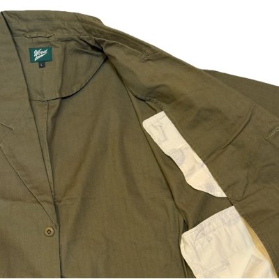 画像5: Herringbone 2BTN Wide Sleeve Jacket Olive