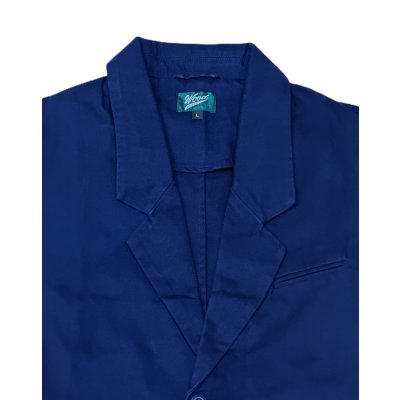 画像2: Herringbone 2BTN Wide Sleeve Jacket Navy