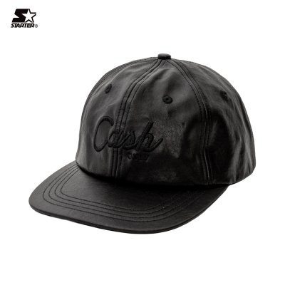 画像1: x STARTER / Genuine Leather Snapback Script