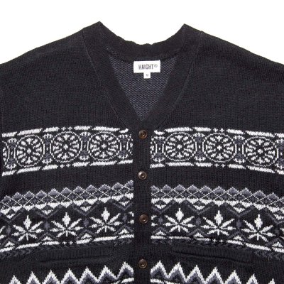 画像2: SMOKERS CARDIGAN Black