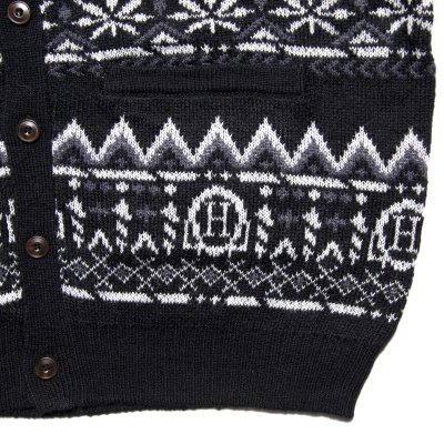 画像4: SMOKERS CARDIGAN Black