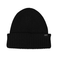 Rib Knit Watch Black