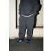 画像10: Pigment Dyed Plain Sweat Pants Chacoal (10)