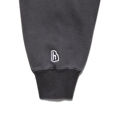 画像4: Pigment Dyed Plain Hoodie Chacoal