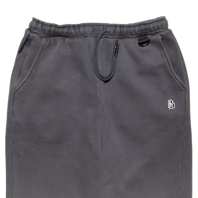 画像2: Pigment Dyed Plain Sweat Pants Chacoal