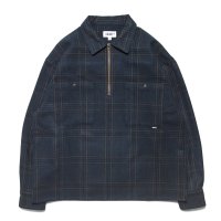 Flannel Half Zip Shirt Black Watch