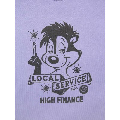 画像3: LOCAL SERVICE PIGMENT DYE SWEAT ft. GRINDLODGE Light Purple
