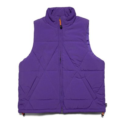画像1: DELTA QUILT VEST ft. GRINDLODGE Purple