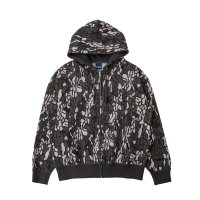 Camouflage Heavy Weight Zip Hoodie Wood Camo