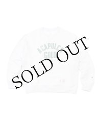 Arch Logo Crewneck Swearshirt Silver Grey