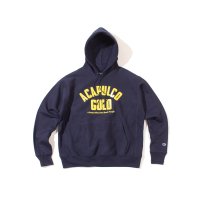 Arch Logo Hooded Swearshirt Navy