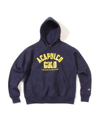 Arch Logo Hooded Swearshirt Navy