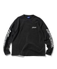 Sleeve Logo Washed L/S Tee Black