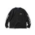 画像1: Sleeve Logo Washed L/S Tee Black (1)