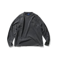 Sleeve Logo Washed L/S Tee Gray