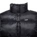 画像2: Stand Collar Padded Jacket Black (2)
