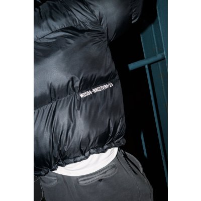 画像11: Stand Collar Padded Jacket Black