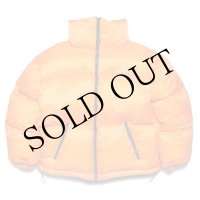 Stand Collar Padded Jacket Orange
