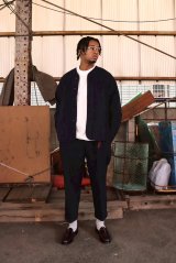 WOODBLOCKから"STRIPE WOOL BASEBALL SHIRT"&"2TUCK STRIPE WOOL TROUSER"が入荷しました！！