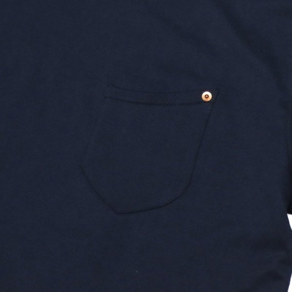 画像2: SLASH POCKET T-SHIRT / ENDMILL NAVY (2)
