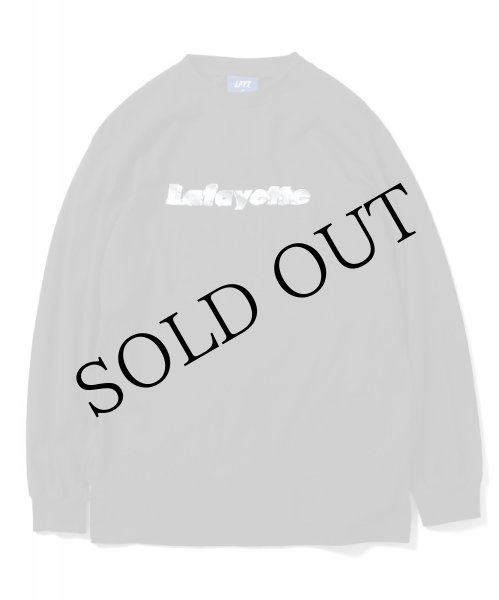 画像1: Metallic Lafayette Logo L/S Tee Black (1)