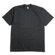 画像1: 6.5oz S/S Garment Dye Pocket T-Shirts Black (1)