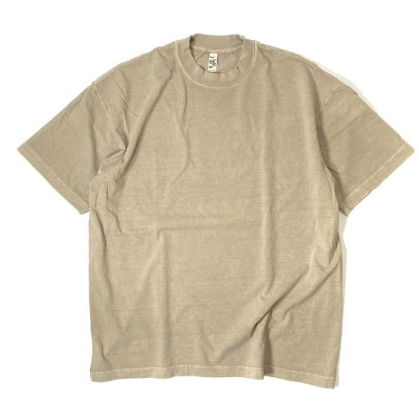 画像1: 6.5oz Garment Dye S/S T-Shirts Mushroom (1)